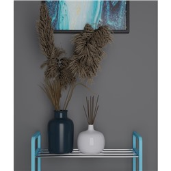 Полка для обуви Доляна, 4 яруса, 42×19×59 см, синяя