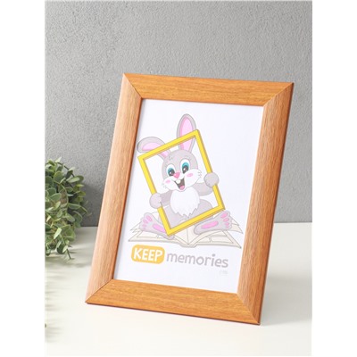 Фоторамка для фото 21×30 см Keep memories Luxe Elegance, с ножкой, пластик, бежевый, (пластиковый экран)