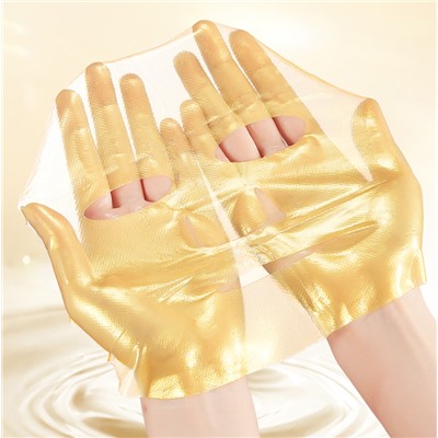 Антивозрастная гидрогелевая маска для лица с 24К золотом, коллагеном и пептидами BIOAQUA