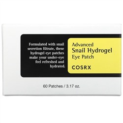 Cosrx, Advanced Snail Hydrogel Eye Patch, 60 Patches, 3.17 oz
