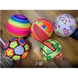 Мячик светящийся диаметром 22 см  микс