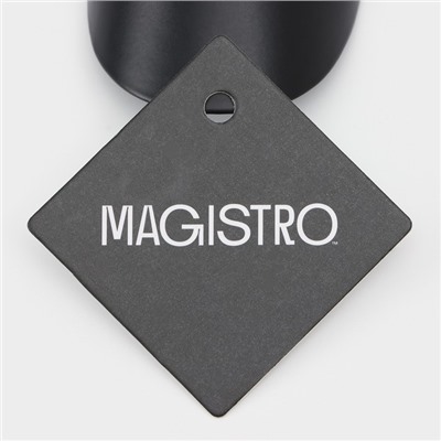 Совок Magistro Alum black, 600 мл, 30.5 см, чёрные