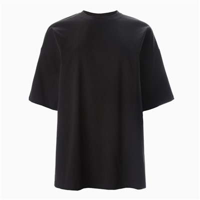 Футболка женская MINAKU: Basic line, чёрная, размер 42