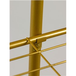 Подставка для цветов Greengo, 7 полок, 43×22×126 см, напольная, металл, цвет золотой