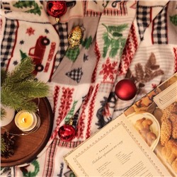 Плед флисовый новогодний «Экономь и Я. Рождество» 150×130 см