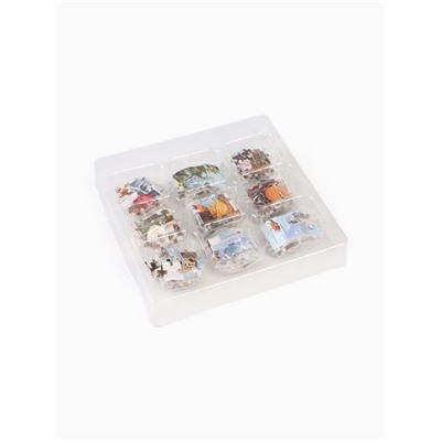 Адвент-календарь «Новый год», 9 пазлов, Маша и Медведь