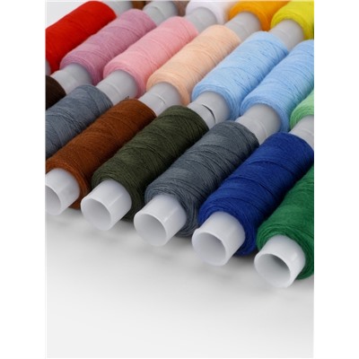 Нитки «Радуга», 40ЛШ, 150 м, набор 24 шт., разноцветные