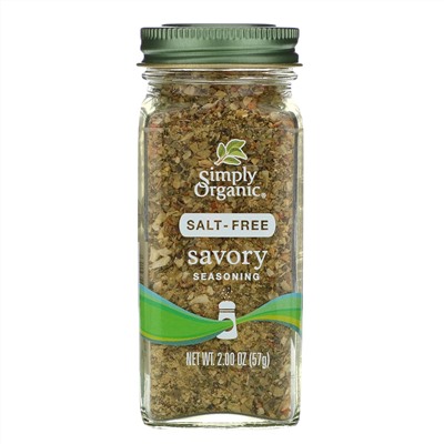 Simply Organic, пикантная приправа, без соли, 57 г (2,0 унции)