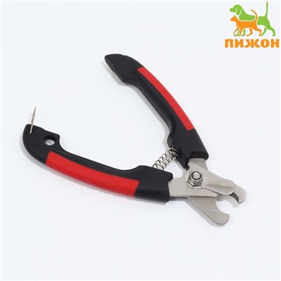 Когтерез боковой большой, закругленные нескользящие ручки, 16×5.5×1.1 см, эконом, микс цветов