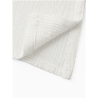 Пончо детское муслиновое LoveLife, 56×70 см, хлопок 100%, белое