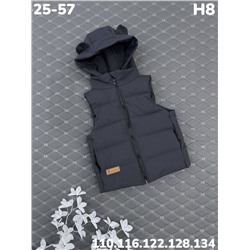 Жилет H8 т.серый