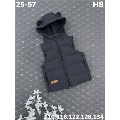 Жилет H8 т.серый