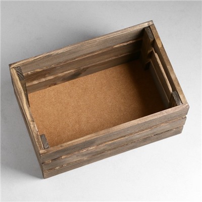 Подарочный ящик, 30×20×14.5 см, деревянный, цвет палисандр