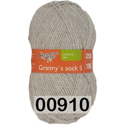 Пряжа Семеновская Grannys Sock S / Бабушкин носок ПШ