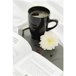 Кружка Доляна Coffee break, 300 мл, керамика, чёрная