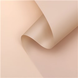 Пленка для цветов и букетов, матовая, кофе с молоком, 0.58×10 м