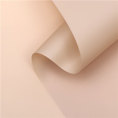 Пленка для цветов и букетов, матовая, кофе с молоком, 0.58×10 м