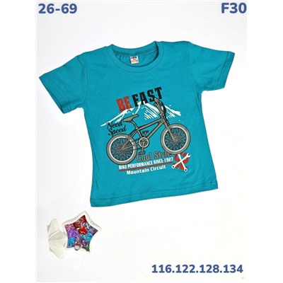 Футболка F30 изумруд