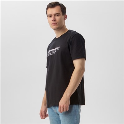 Футболка мужская KAFTAN «Снегопадла», размер 3XL, чёрная