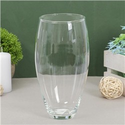 Ваза «Тициано», 1.06 л, d=9 см, h=20 см, стекло, прозрачная