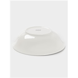 Тарелка глубокая Доляна White Label, 1.5 л, d=22.5 см, фарфор, белая