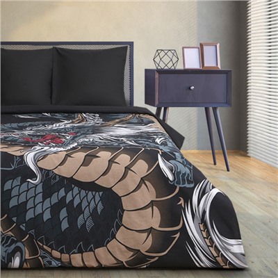 Постельное бельё 1.5-спальное «Этель» Dragon, бязь