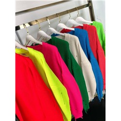 Рванный Удлинённый, вязанный свитер