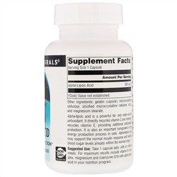 Source Naturals, альфа-липоевая кислота, 300 мг, 60 капсул