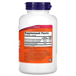 Now Foods, C-500, аскорбат кальция-C, 250 капсул