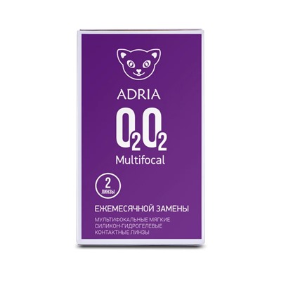 ADRIA O2O2 MULTIFOCAL (2 линзы) 1 месяц