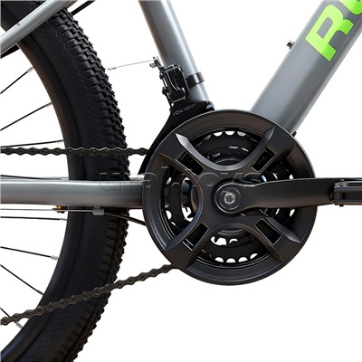 Велосипед 24" Rocket MP-400, цвет серый/зеленый, размер 13"