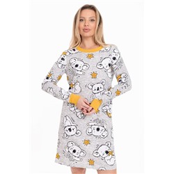 Сорочка с длинным рукавом начес М325413сж