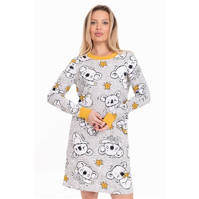 Сорочка с длинным рукавом начес М325413сж