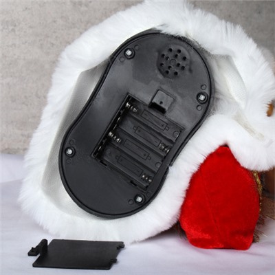 Фигурка Дед Мороз 40 см красный кафтан / 1315-16 /уп 18/ музыкальный