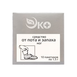 Средство от пота и запаха ног Экотекс, 3 шт. по 10 пакетиков