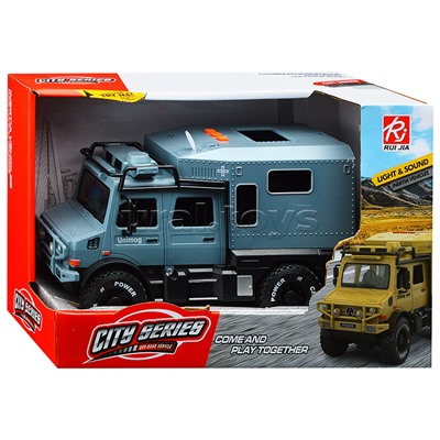 Машина "Armored car" (свет, звук) в коробке