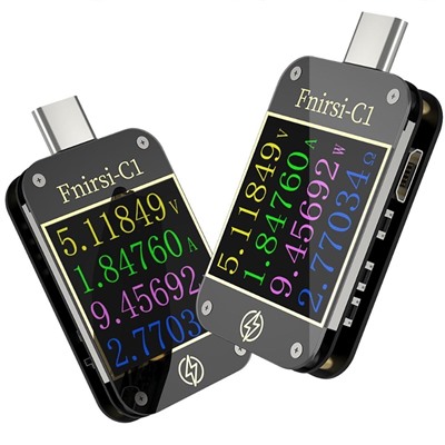 Измерительный прибор - FNIRSI C1 Тестер для проверки адаптеров (black) ()