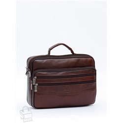 Портфель мужской кожаный 7807-4 brown Fuzhinino  в Новосибирске