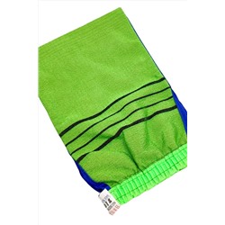 Bath Towel Мочалка-варежка для душа на резинке с пилинг-эффектом, в ассортименте KRISTALLER, 1110934
