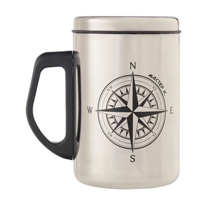 Термокружка, 500 мл, «Компас», сохраняет тепло 2 ч, 13.5×8.3 см