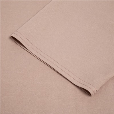 Костюм женский (футболка, шорты) MINAKU: Casual Collection, бежевый, размер 48