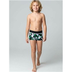 Плавки-шорты трикотажные для мальчиков, средней длины