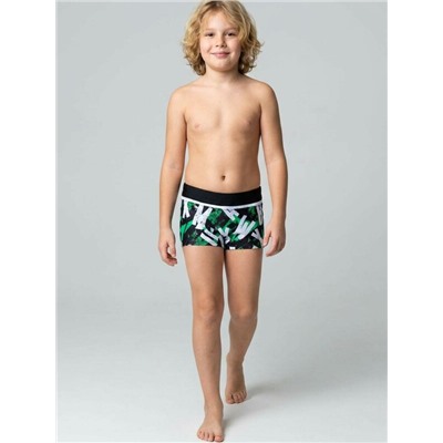 Плавки-шорты трикотажные для мальчиков, средней длины