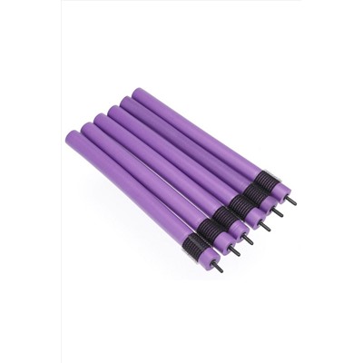 Dewal Beauty Бигуди-бумеранги, 20 мм x 240 мм, фиолетовый, 6 шт. KRISTALLER, 1117515