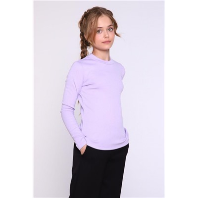 Джемпер "лапша" стойка арт. 13288 (Сиреневый)