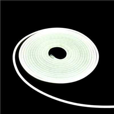 Гибкий неон Luazon Lighting 6×12 мм, IP65, 5 м, SMD2835, 120 LED/м, 12 В, свечение белое