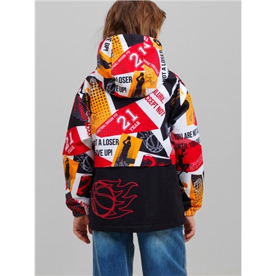 Куртка текстильная с полиуретановым покрытием для мальчиков (ветровка)