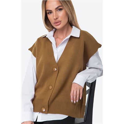 Женский вязаный жилет Happyfox