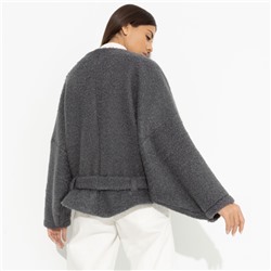 Жакет мягкий с поясом, Короткий разговор