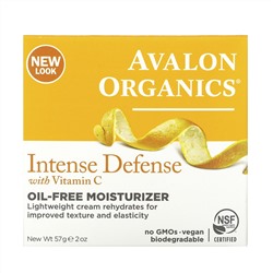 Avalon Organics, Интенсивная защита с витамином С, увлажнитель без масла, 2 унции (57 г)